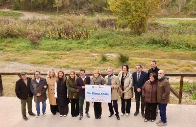 La Via Blava Anoia impulsa un nou eix de turisme sostenible a la prov&iacute;ncia de Barcelona