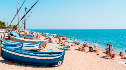 Platja dels Pescadors de Pineda de Mar